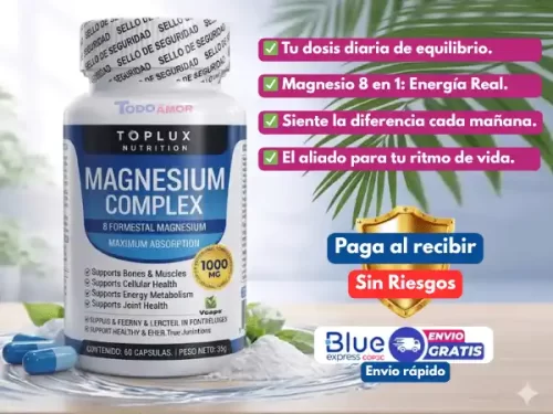 Magnesium Complex 8 galeria de productos 1 Magnesio Complex 8 Elemental 1000mg